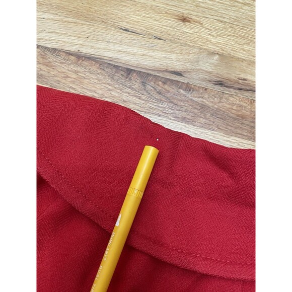 Pendleton Women's 12 Red Blazer Wool Coat Notch Lapel Single-Breasted Vintage - Picture 11 of 11